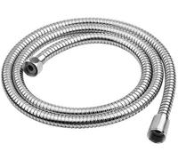 Saraoriginalshop Cordon de douche flexible de douche universel longueur 1,5 m en acier inoxydable double agrafage raccord de demi-pouce avec embouts en laiton chromé.