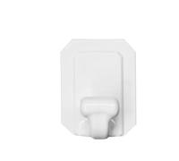 Saraoriginalshop Grand crochet adhésif mural pour salle de bain, cuisine, bureau, imperméable, autocollant, porte-serviettes disponibles en 2 couleurs (blanc)