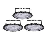 Sararoom 3Pack 100W UFO LED High Bay Lumière, 10000LM 6500K Led Industriel Lumière Super Lumineux, Projecteur LED Exterieur Ultra Mince IP65 Étanche pour Garage Usine Atelier Gymnase