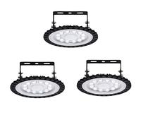 Sararoom 3Pack 50W UFO LED High Bay Lumière, 5000LM 6500K Led Industriel Lumière Super Lumineux, Projecteur LED Exterieur Ultra Mince IP65 Étanche pour Garage Usine Atelier Gymnase
