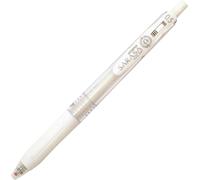 Sarasa Jj15 - Mkw Stylo À Bille Avec Clip 0,5 Mm Blanc Lait