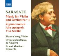 Tianwa Yang – Sarasate : Musique pour violon et orchestre, Vol. 1 – CD – NAXOS