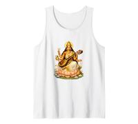 Saraswati Déesse hindoue de la Connaissance Débardeur