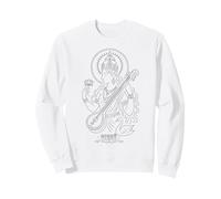 Saraswati Déesse Mythologie hindouiste Hindouisme Minimaliste Sweatshirt