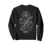 Saraswati Déesse Mythologie hindouiste Hindouisme Minimaliste Sweatshirt