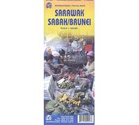 Sarawak/Brunei/sabah Travel Reference Map: 1:620,000,000