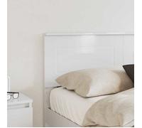 Sarazjy® Tête de lit - KENNETH - Blanc Brillant 140cm Bois d'ingénierie - Facile à assembler - 2082