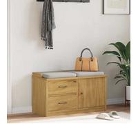 SARAZYJ@Banc d'entrée,Banc du couloir - SOLOMON - Banc de couloir SANDNES 87x40x50 cm bois de pin massif Home493432