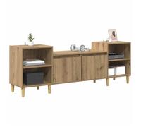Sarazyj®Banc TV - meuble hifi - Marron Meuble TV - chêne artisanal - 160 x 35 x 55 cm - bois d'ingénierie - 31303