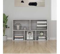 Sarazyj®Buffet bahut Placard de rangement - Gris Bibliothèque/Buffet - Sonoma gris - 50x25x80 cm - bois d'ingénierie - 75304