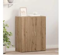 SARAZYJ@Cabinet de Bureau design simple - Déco Home - avec étagère chêne artisanal 60 x 32 x 77.5 CL761204