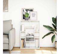 Sarazyj®Meuble de rangement - Blanc Bibliothèque - CLARENCE - Pour salon - Blanc 63 x 20 x 90cm Bois d'ingénierie - 4088468
