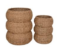 Sarbas panier Ø25/35cm lot de 2 naturel.