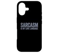 Sarcasm is My Love Language Coque pour iPhone 17