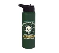 Sarcasm Ray Of Sarcastic Sunshine est arrivé. Sarcastic Meme Stainless Steel Insulated Water Bottle
