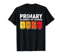 Sarcasm S AR Ca SM Primary Elements of Humor Science T-Shirt