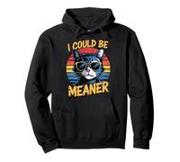 Sarcasme amusant pour chat « I Could Be Meaner » Sweat à Capuche