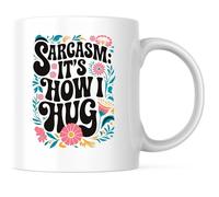 Sarcasme C'Est Comme Ça Que J'Embrasse Tasse À Café Impression Tasses Céramique Tasse Pour Famille Femme Lait 330Ml