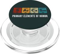 Sarcasme Éléments primaires de la Science de l'humour S AR Ca SM PopSockets PopGrip pour MagSafe