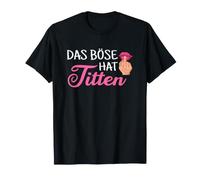 Sarcasme Gothique Méchante Fille Le Mal A Seins T-Shirt