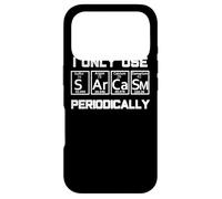 Sarcasme Tableau périodique Élément Mathématiques Science Physique Coque pour iPhone 17 Pro