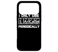 Sarcasme Tableau périodique Élément Mathématiques Science Physique Coque pour iPhone 17 Pro Max