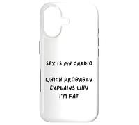 SARCAST Design Sex is My Cardio Qui EXPLIQUE Why I'm Fat Coque pour iPhone 17