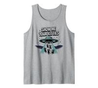 Sarcastic Cat Show ME Your Kitties Enlèvement OVNI Maman Ramen Débardeur