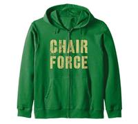 Sarcastic Chair Force Airman Fiers Military Air Warrior Meme Sweat à Capuche