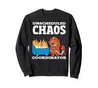 Sarcastic, chef de l'équipe d'intervention en cas d'incendie de benne Sweatshirt