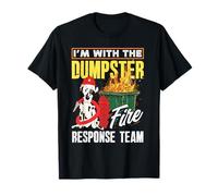 Sarcastic, chef de l'équipe d'intervention en cas d'incendie de benne T-Shirt