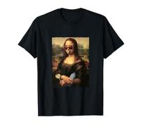 Sarcastic French Mona-Lisa with Lollipop Lunettes de soleil modernes T-Shirt
