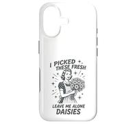 Sarcastic Housewife Humour Leave Me Alone Daisies Sassy Citation Coque pour iPhone 17