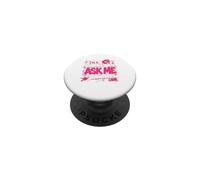 Sarcastic I'm A Real Estate Agent Ask me for My Card PopSockets PopGrip Adhésif