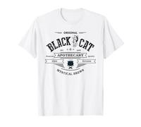 Sarcastic Pharmacien Chat Noir Sorcière Apothecary Witchy Nurse T-Shirt