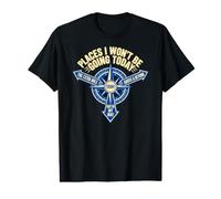 Sarcastic Places I Won't Be Going Today Humour Anti Work T-Shirt Graphique avec Valeur