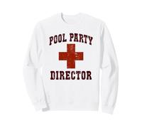 Sarcastic Pool Party Directeur Hors Service Camp Lifeguard Natation Sweatshirt