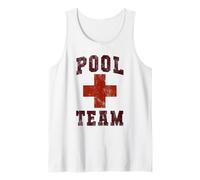 Sarcastic Pool Team Sisters Camp Lifeguard Swim Trip Débardeur