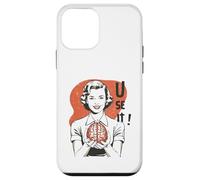 Sarcastic Retro Use It Brain Funny Psychology Mind 1950s Coque pour iPhone 12 Mini