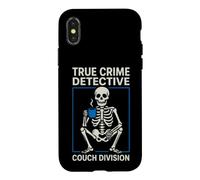 Sarcastic True Crime Detective Division Division Dire Coque pour iPhone X/XS