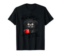 Sarcastique - Chien drôle - Impertinent - Je n'aime Pas Le Matin, Les Gens T-Shirt