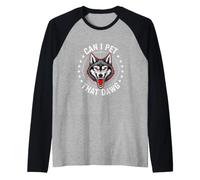 Sarcastique drôle Animal de Compagnie Qui Dawg Dit Humoristique Manche Raglan