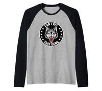 Sarcastique drôle Animal de Compagnie Qui Dawg Dit Humoristique Manche Raglan