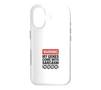 Sarcastique Généalogie Test ADN Génétique Biologiste Sarcasme Coque pour iPhone 17