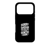 Sarcastique Généalogie Test ADN Génétique Biologiste Sarcasme Coque pour iPhone 17 Pro