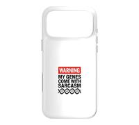 Sarcastique Généalogie Test ADN Génétique Biologiste Sarcasme Coque pour iPhone 17 Pro Max
