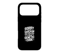 Sarcastique Généalogie Test ADN Génétique Biologiste Sarcasme Coque pour iPhone 17 Pro Max