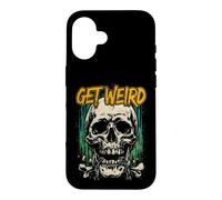 Sarcastique Get Weird Saying for Edgy Rebels Coque pour iPhone 16