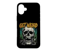 Sarcastique Get Weird Saying for Edgy Rebels Coque pour iPhone 16 Plus