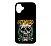 Sarcastique Get Weird Saying for Edgy Rebels Coque pour iPhone 16 Plus